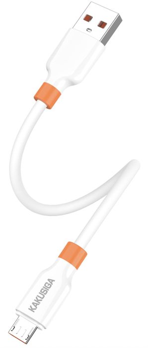 KAKUSIGA KSC-1024 fast charging two-color silicone cable (Lightning) (L=0.25m)