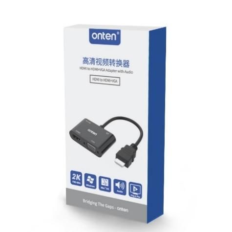 ONTEN OTN-5165HV HDMI to HDMI+VGA adapter