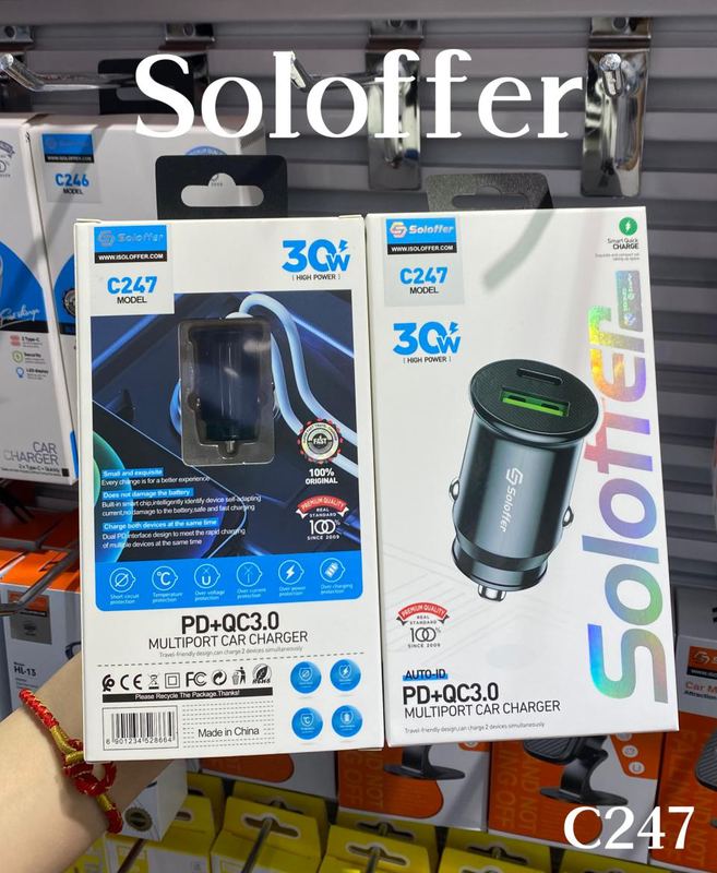 SOLOFFER C247 IPH Car charger