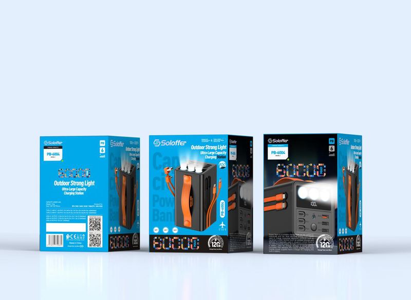 SOLOFFER PB-6004 60000MAH Power bank