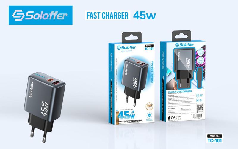 SOLOFFER TC-101 PD Wall charger