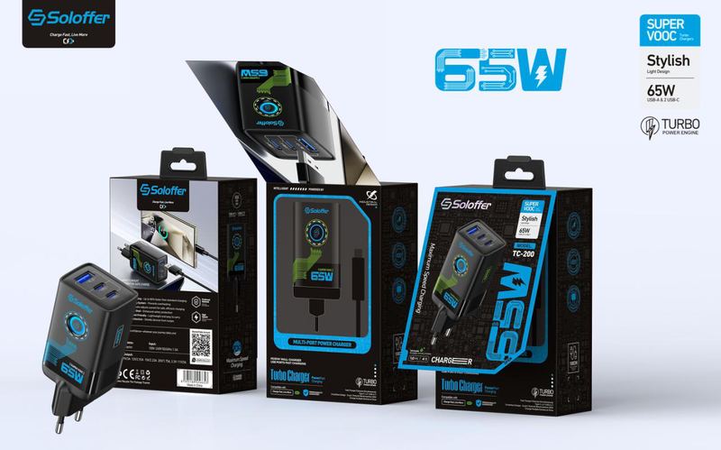SOLOFFER TC-200 PD Wall charger