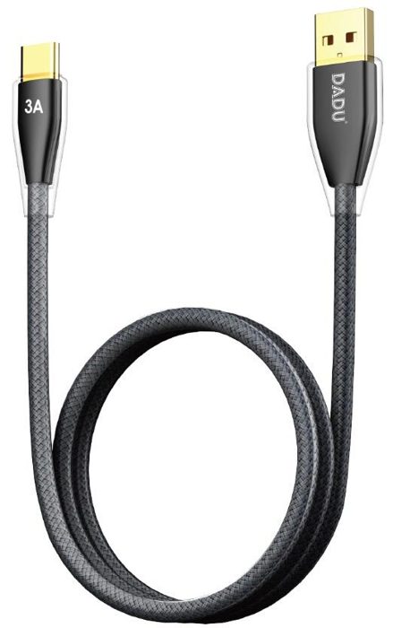 DADU DC-216 1.2 M 48 Nylon PINK/GRAY/WH ITE/BLACK data cable