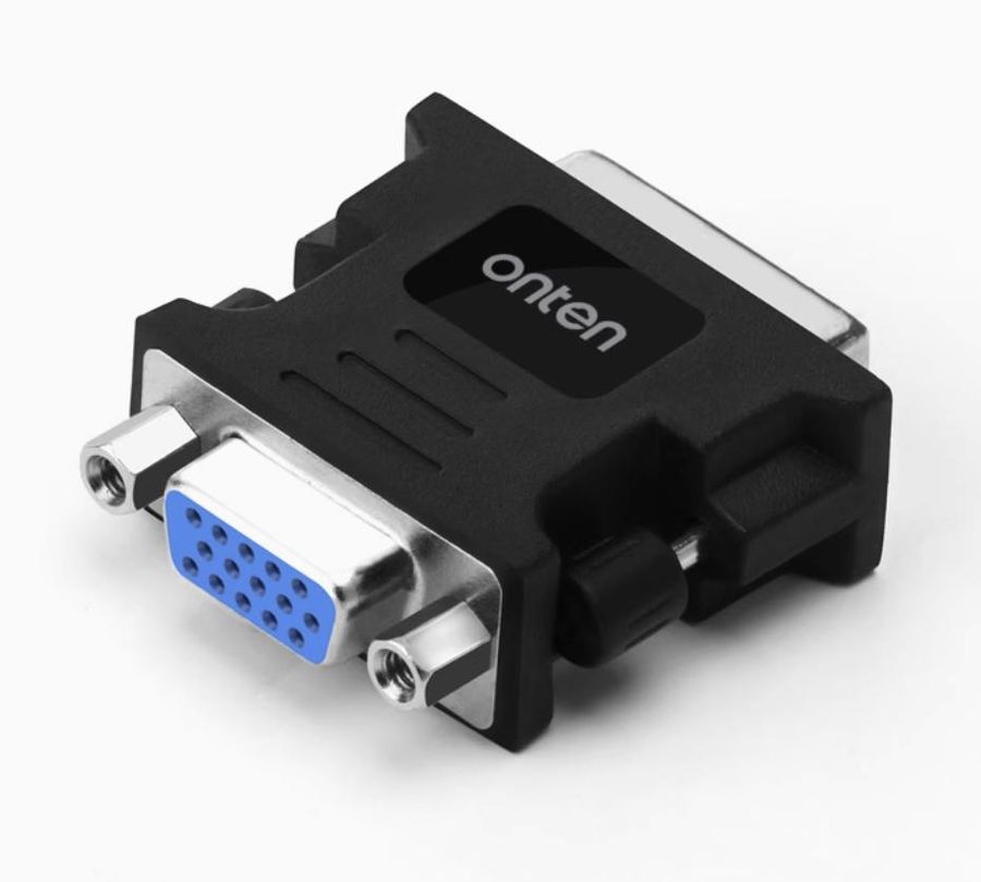 ONTEN OTN-7588 2K1080P DVI24+5 Male to VGA Female Adapter DVI24+5